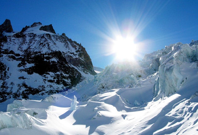 A British skier has died after plunging more than 3,000 feet while tackling a famous off piste glacier in the French Alps