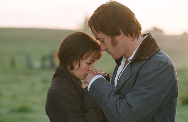 Keira Knightley and Matthew McFayden in Joe Wright film 'Pride & Prejudice'