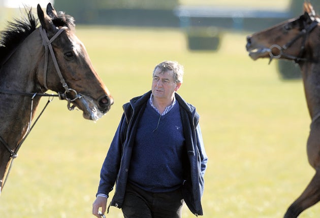 Trainer Noel Meade with Pandorama