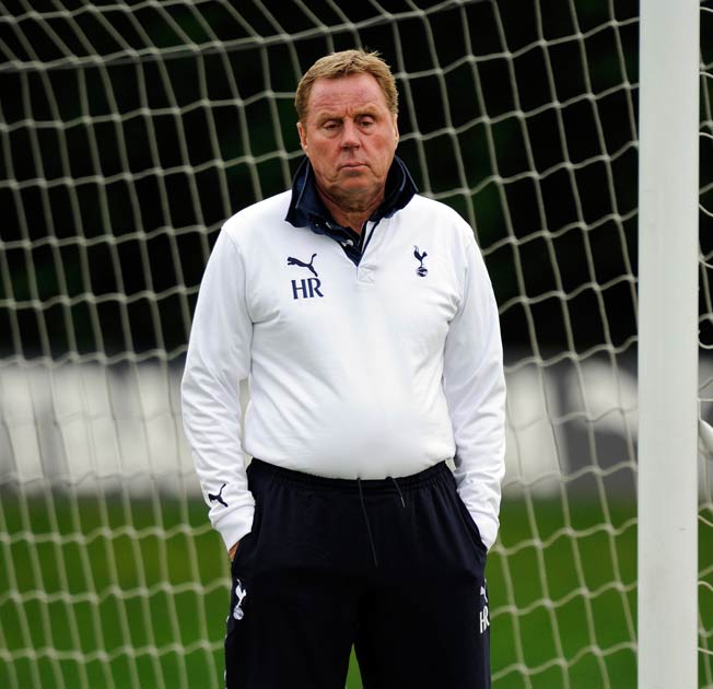 'When Crouchy's there, if you don't knock balls up to him, I may aswell not play him,' says Tottenham's manager Harry Redknapp