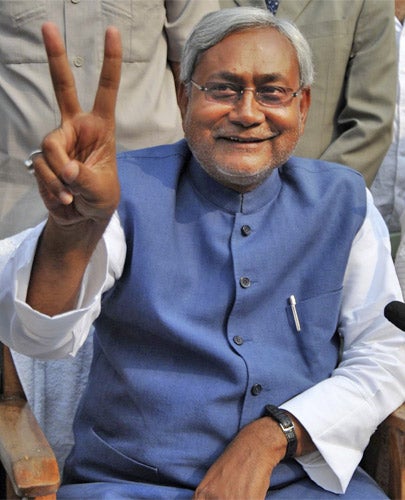 Nitish Kumar, chief minister of India’s poorest state of Bihar