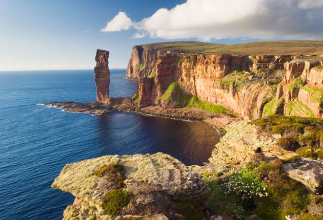 The Old Man of Hoy is a famous climbing route Getty