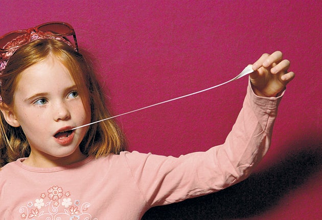 Chewing a piece of gum for an hour could have health impacts on your body