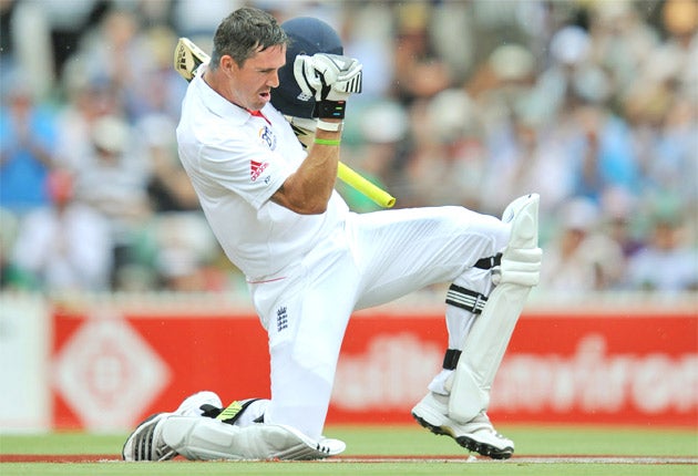 The Second Test in Adelaide and Kevin Pietersen stars with the bat... and also the ball