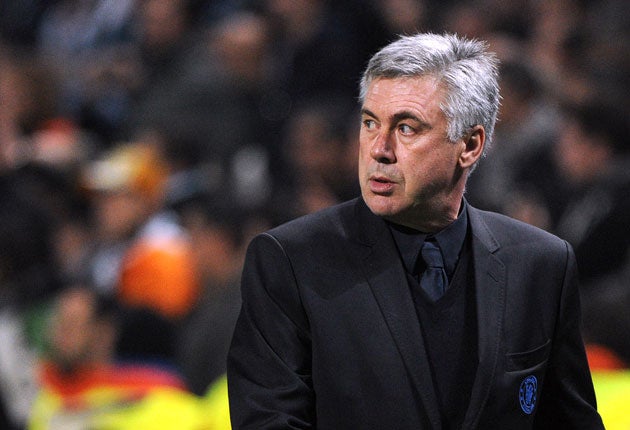 Last night's win has taken some of the pressure off Chelsea coach Carlo Ancelotti