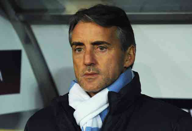 Roberto Mancini was upset by his side's display last night