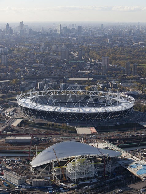 A recent shot of the Olympic site