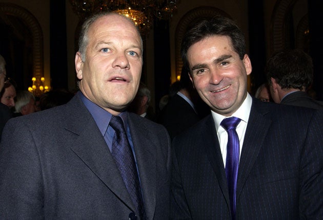 former Sky Sports presenters Andy Gray and Richard Keys