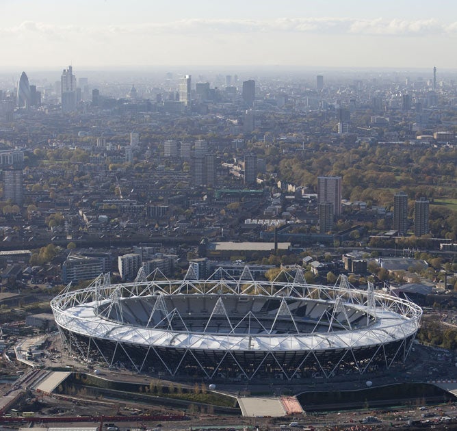 A view of the Olympic site