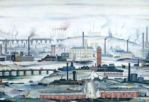 LS Lowry's Industrial Landscape - his only work on permanent display at Tate