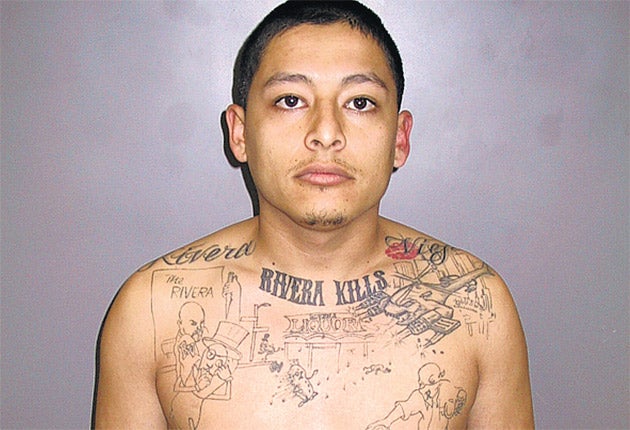 Anthony Garcia informed undercover officers that his tatoo portrayed his first killing