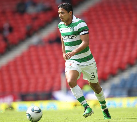 Izaguirre, who joined Celtic for £600,000 from Motagua in his homeland