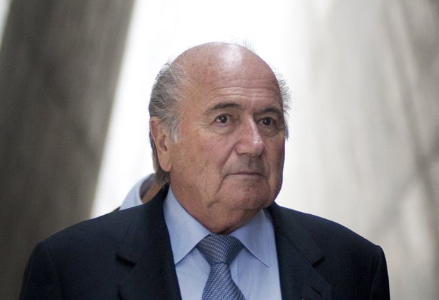 Blatter has said FIFA is focusing on their own investigation