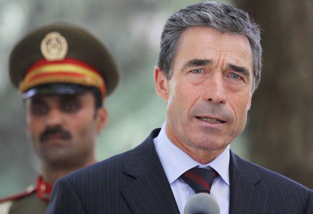 Former Nato secretary-general Anders Fogh Rasmussen