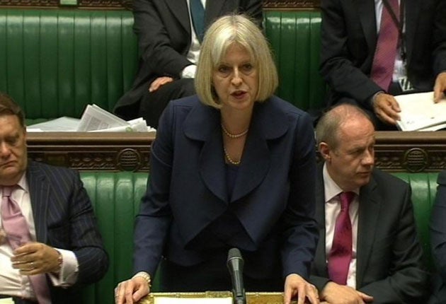 Theresa May said too many of the 6,000 organised crime gangs in the UK were escaping justice