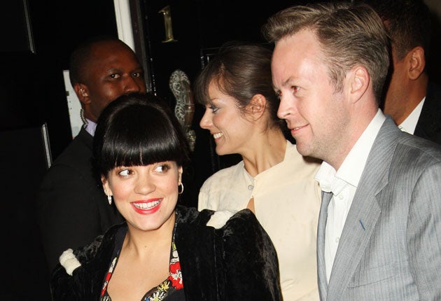 Lily Allen/Cooper with husband Sam Cooper