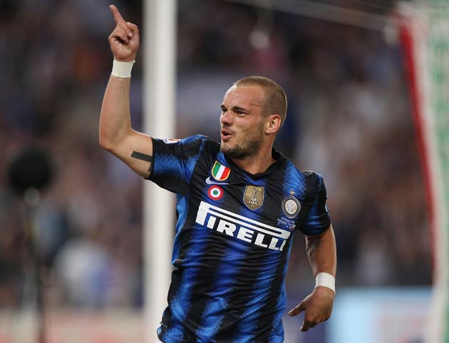 Sneijder has been strongly linked with a move to the Premier League