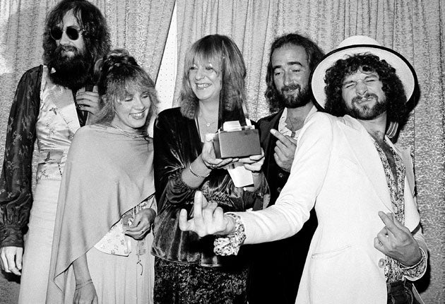 Troubled waters: Buckingham and Nicks, and John and Christine McVie split up around the writing and recording of ‘Rumours’