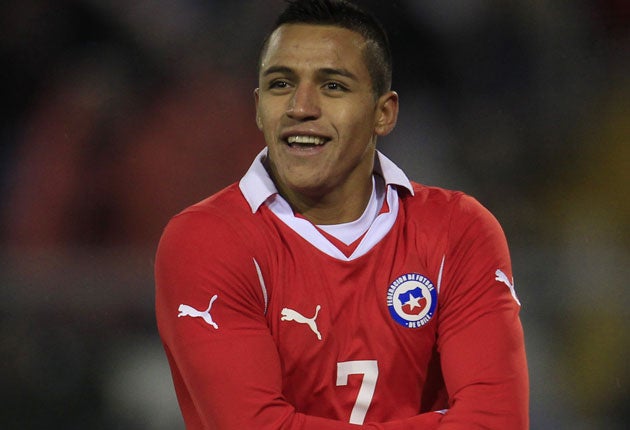 Alexis Sanchez of Chile