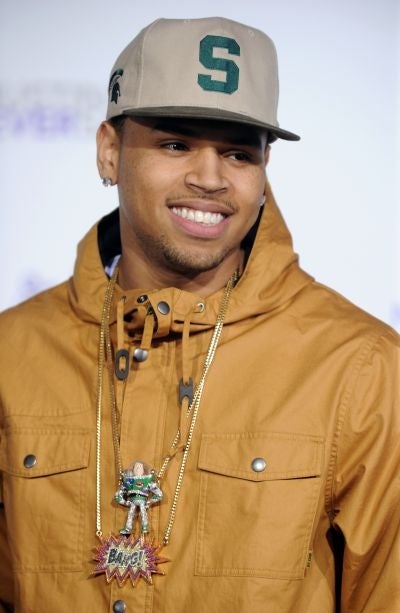 Singer Chris Brown