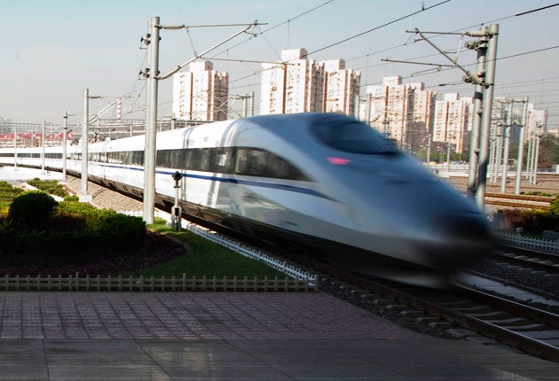 A shinkansen