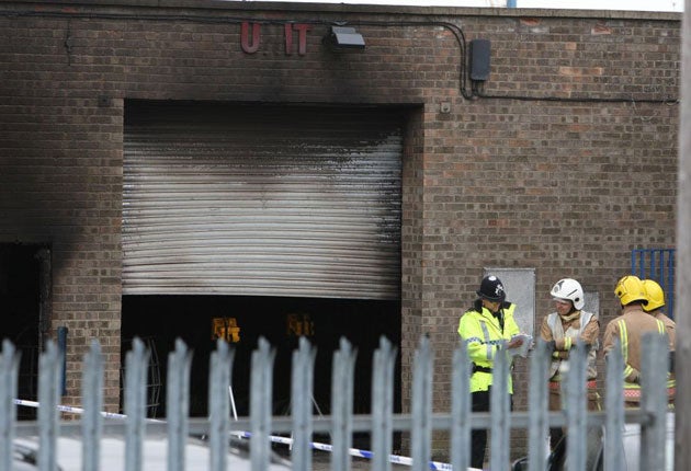 Police investigating an explosion at an industrial unit that left five Lithuanian men dead today confirmed it was being used to produce illegal alcohol