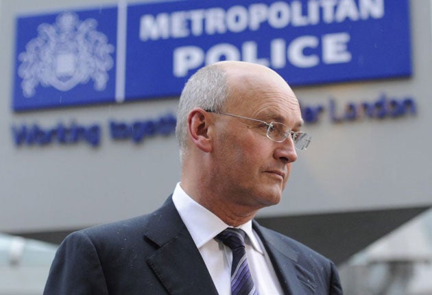 Former Scotland Yard commissioner Sir Paul Stephenson