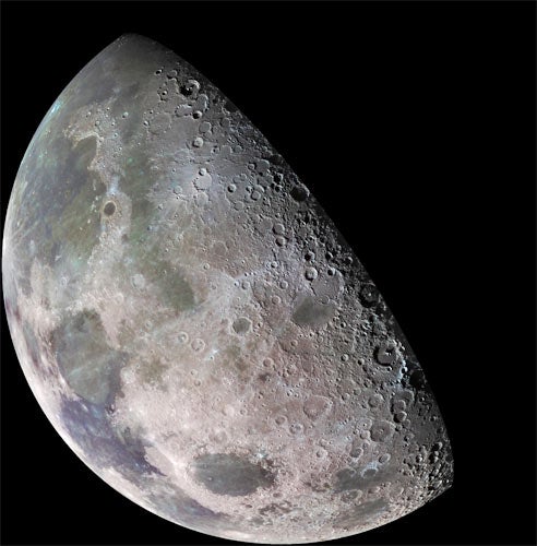 The near side of the Moon is much flatter than the far side