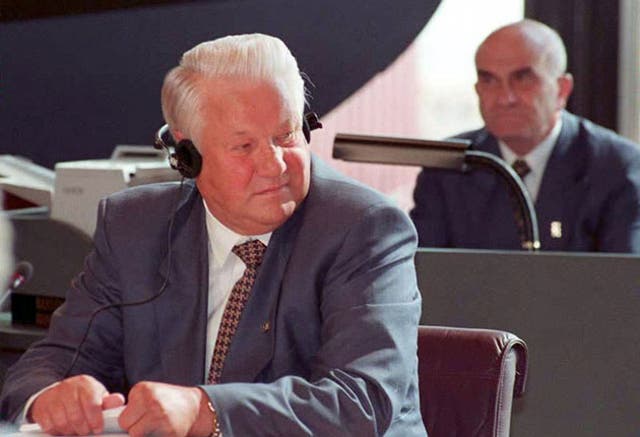 Thin-skinned: Boris Yeltsin was hurt when compared to a hippo