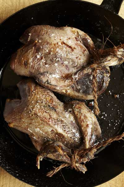 Grouse stuffed with haggis tastes great served with classic accompaniments such as a jelly, game or parsnip chips and some bread sauce and gravy