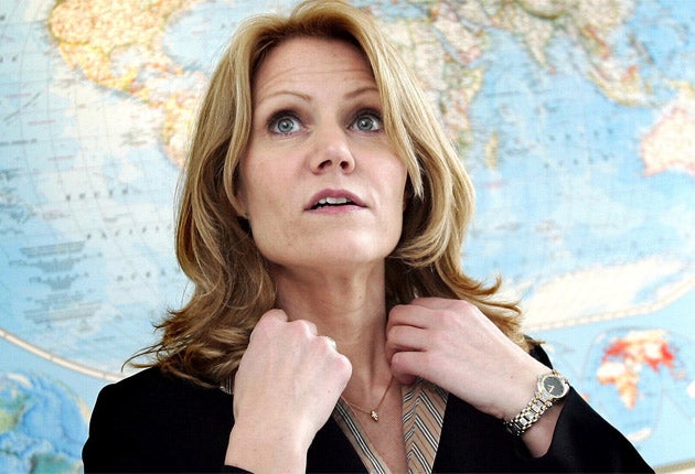 Denmark's Social Democrat leader, Helle Thorning-Schmidt