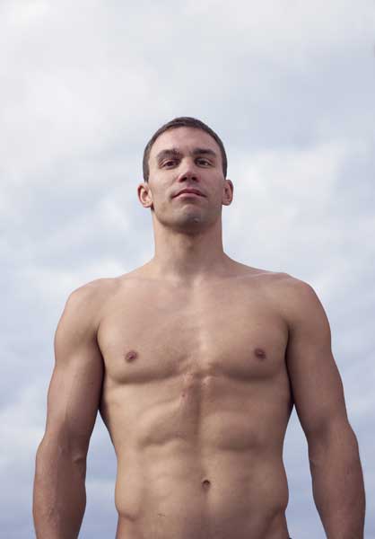 In a spin: Czech competitor, Michal Navratil