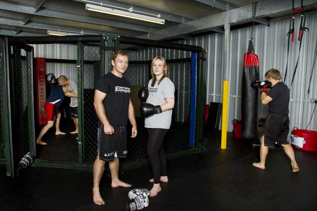 Cage fighters Philip and Catherine Edge run Gods of War Mixed Martial Arts gym from Safestore in Reading. They say: 'We can create our own space and as the business grows and the cashflow increases we can add additional room. There are no business rates, there are no water or electricity bills. Everything is included in the one price so it is much easier to budget.'