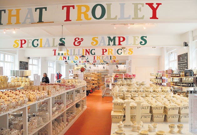The Emma Bridgewater factory in Stoke-on-Trent offers tours and you can watch skilled craftsmen at work