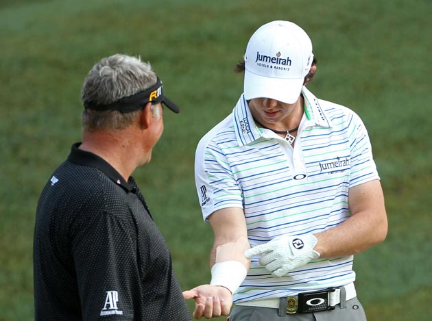 McIlory picked up a wrist injury