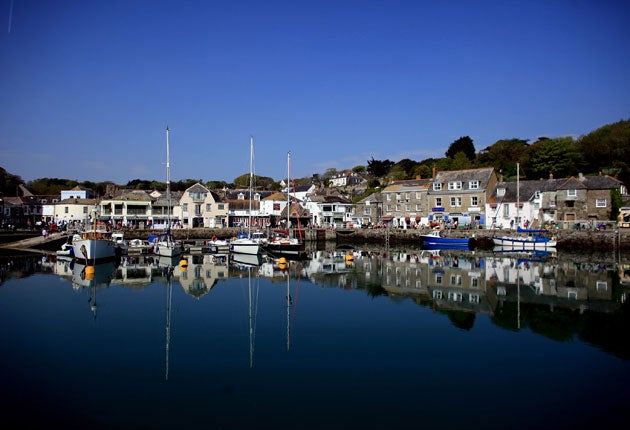 Safe Harbour: Cornish villages such as Padstow continue to attract holiday homeowners