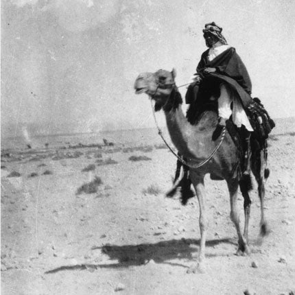 Empire man: TE Lawrence, above, helped make Jordan and Iraq pro-British