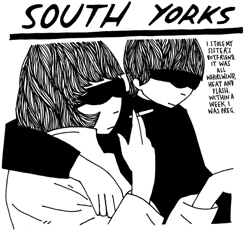 South Yorks, CD T-shirt Flyer design, 2009