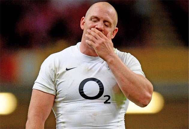 Mike Tindall struggled against Wales last weekend