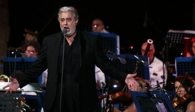 Spanish tenor Placido Domingo