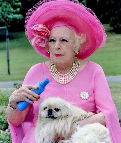 The Colonel's favourite author, Dame Barbara Cartland