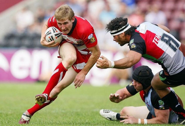 Sam Tomkins, who has already drawn comparisons to Wigan legends Shaun Edwards and Ellery Hanley