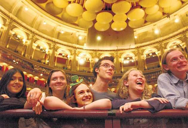 Passing the baton: Prommers at the Royal Albert Hall