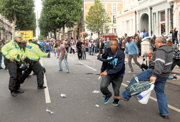 Valentine Simatchenko at Notting Hill Carnival