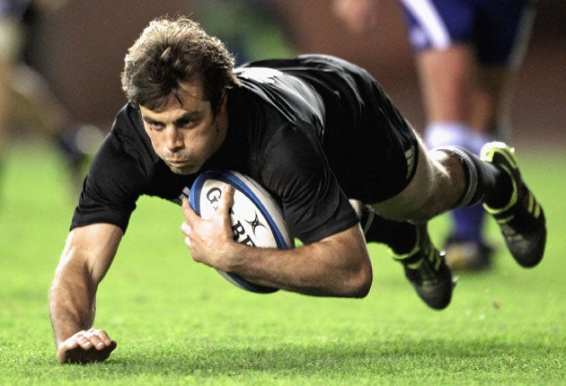 Conrad Smith of New Zealand