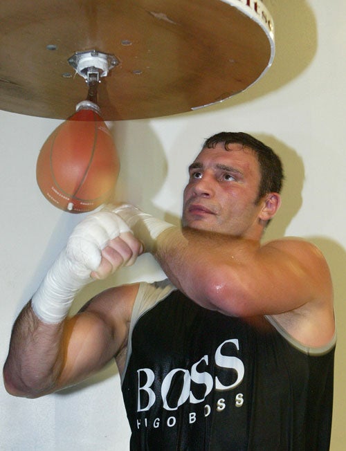 Vitali Klitschko is throwing his weight behind Udar's campaign