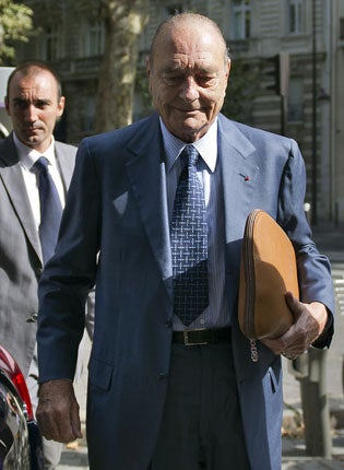 Former President Jacques Chirac, 78, is suffering from a form of Alzheimer's