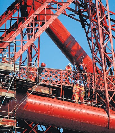 A new type of paint means the painting of the Forth Bridge is finally finished