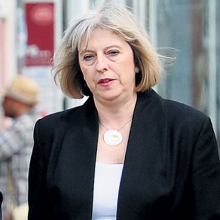 Home Secretary Theresa May has a near-namesake, who is a glamour model with appearances in men's magazines Hustler,
Men Only and Razzle