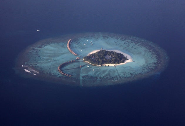 The Maldives could be destroyed if temperatures rise by two degree Celsius, said the nation's President Mohamed Nasheed